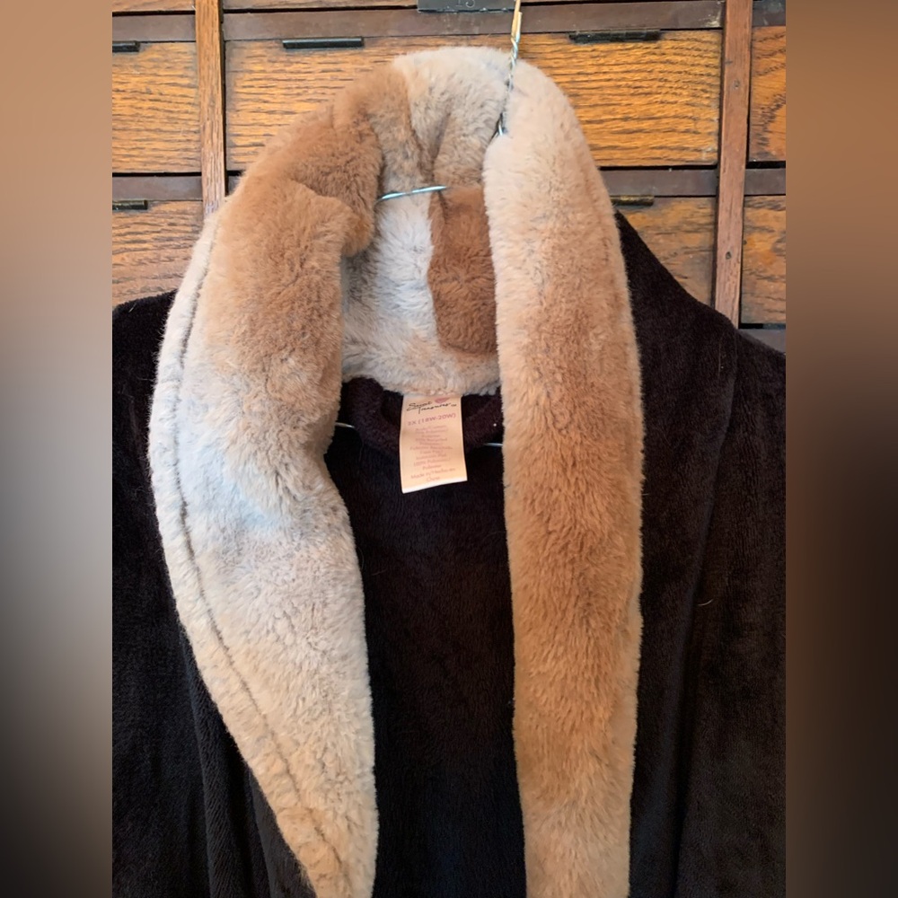 Faux Fur Robe
